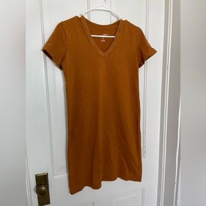 Rust Tee Shirt Dress